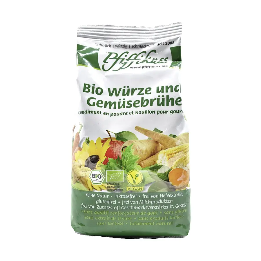 Pfiffikus Streuwürze und Gemüsebrühe Bio