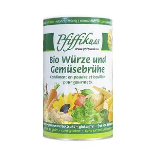 Pfiffikus Streuwürze und Gemüsebrühe Dose Bio