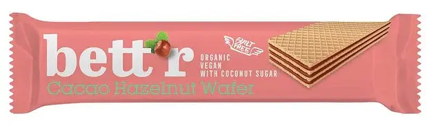 Bett'r Waffel mit Kakao-Haselnusscreme Bio
