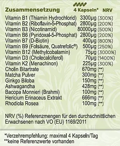 nuutri NEUROFORCE, 120 Capsules, 120 pièce