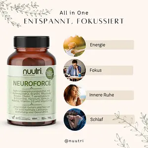 nuutri NEUROFORCE, 120 Capsules, 120 pièce