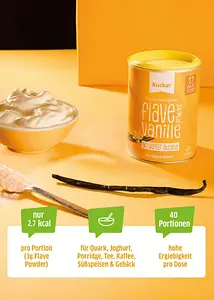 Flave Powder Goût Vanille, 120 g