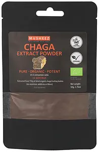 Chaga Powder from Mushroom Organic, 50 g