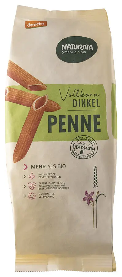 Penne Dinkel Vollkorn Bio