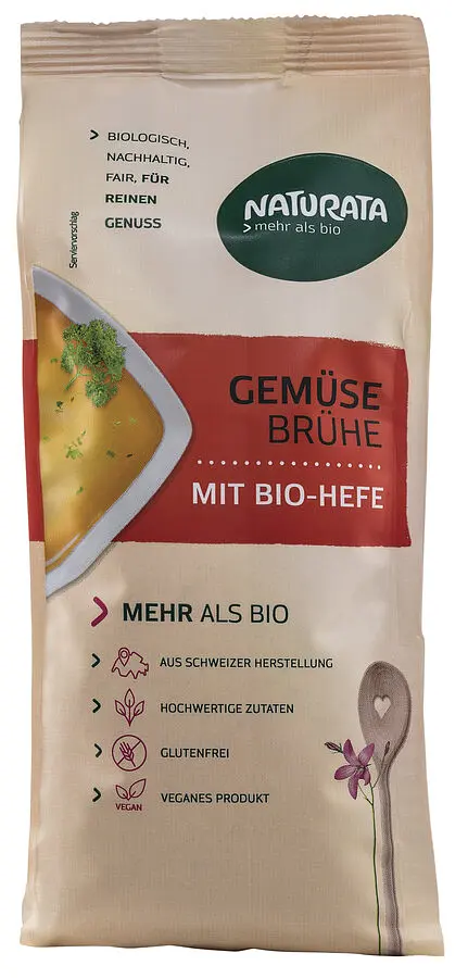 Bouillon Gemüsebrühe mit Bio-Hefe Nachfüllbeutel Bio