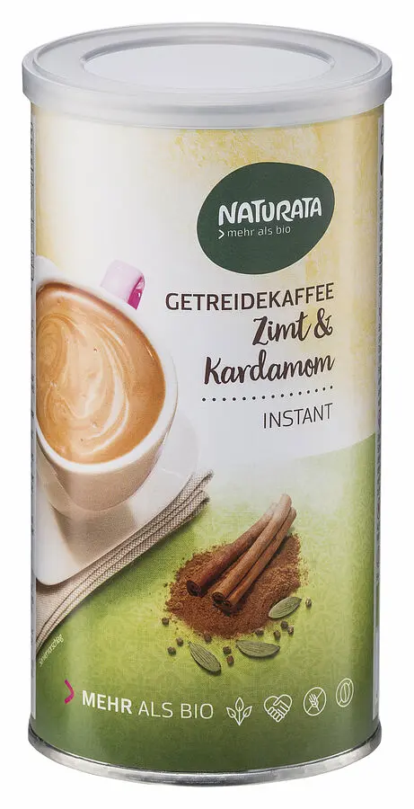 Kaffee Instant Getreidekaffee Zimt & Kardamom Bio