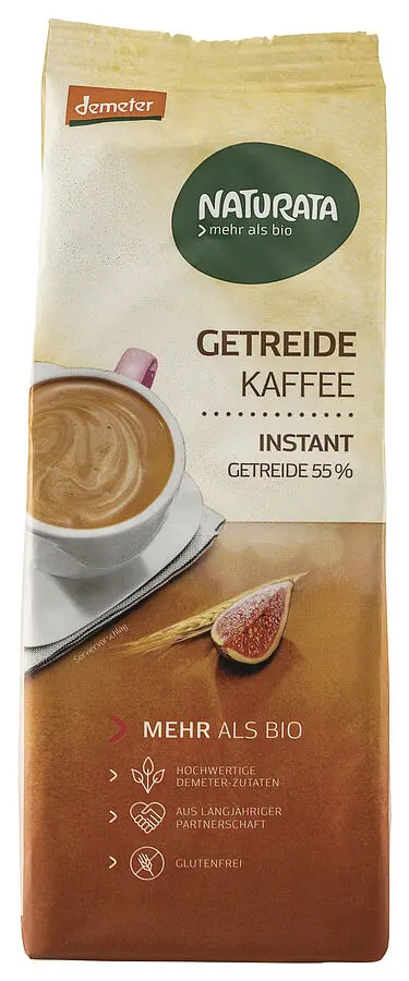 Kaffee Instant Getreidekaffee Koffeinfrei Nachfüllbeutel Demeter