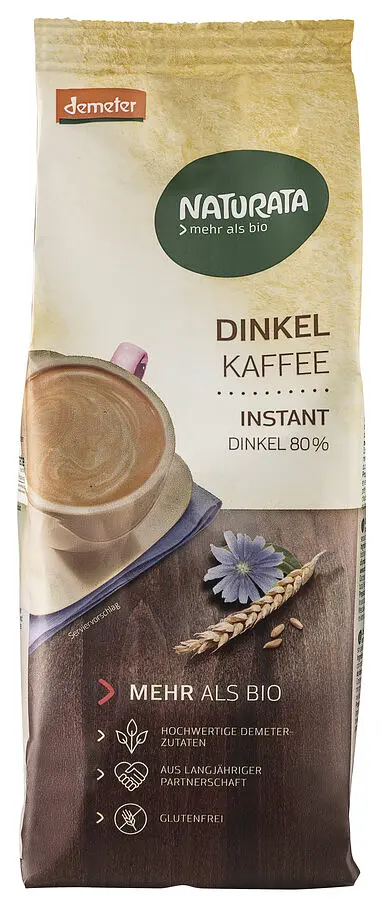 Kaffee Instant Dinkelkaffee Koffeinfrei Nachfüllbeutel Demeter
