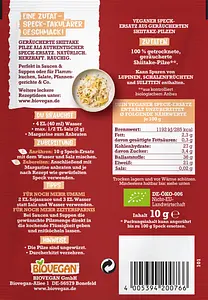 Vegan Bacon Substitute 100% Plant-Based Organic, 10 g