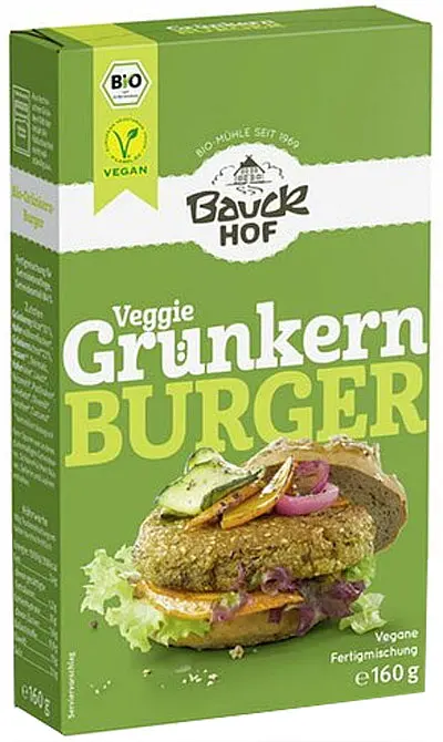 Burger Grünkern Spelt Grains Organic