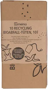 Waste compost bag made from recycled paper 10 pcs, 10 piece