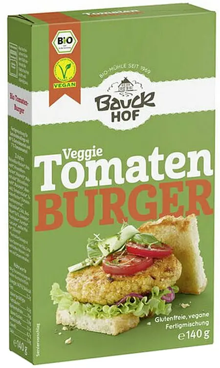 Burger Tomato - Basil gluten free Organic