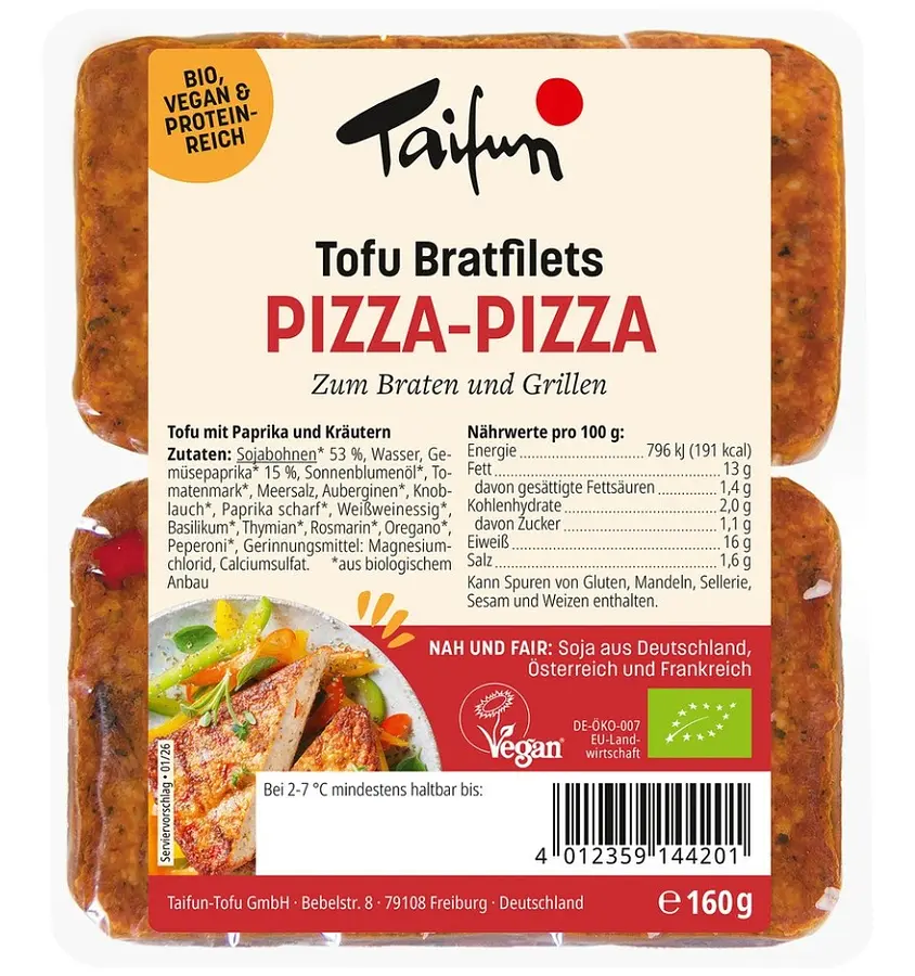 Tofu-Filets Pizza-Pizza Organic