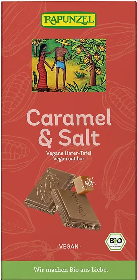 Rapunzel Caramel & Salt Bar, Organic