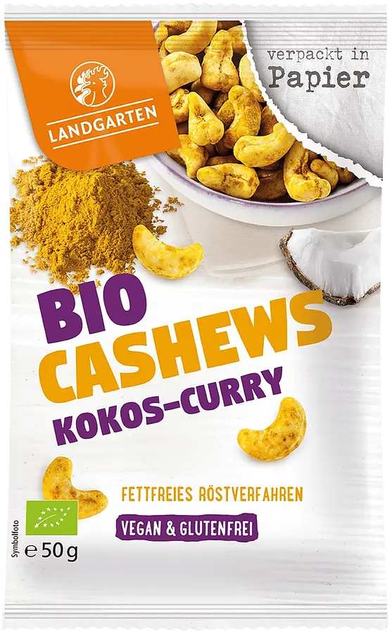 Noix de cajou Coco-Curry Bio