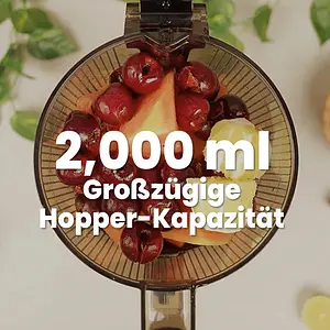 Kuvings AUTO8 Hands-free Slow Juicer Black, 1 piece