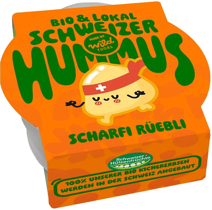 Swiss Spicy Carrot Hummus Organic