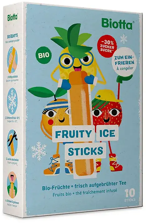 Eislollies Fruity Ice Sticks Bio