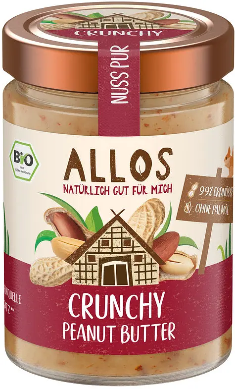 Beurre de Cacahuètes Croquant Bio