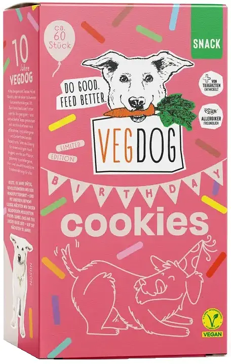 VEGDOG Birthday Cookies Limited Edition
