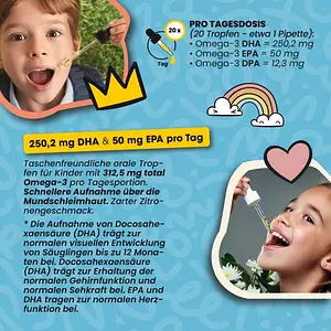 Ovega3 Kids DHA + EPA Drops, 50 ml