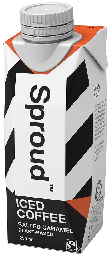 Sproud Gesalzener Karamell Eiskaffee