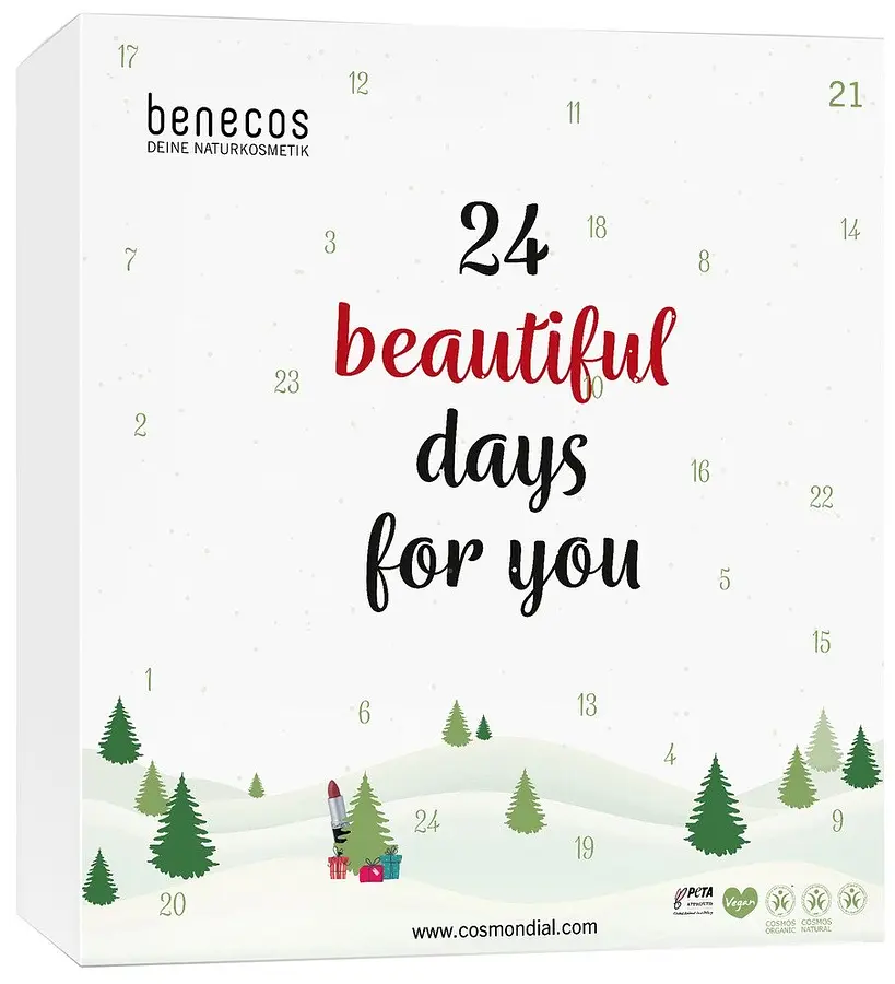 Adventskalender Benecos, 24 Beauty-Produkte