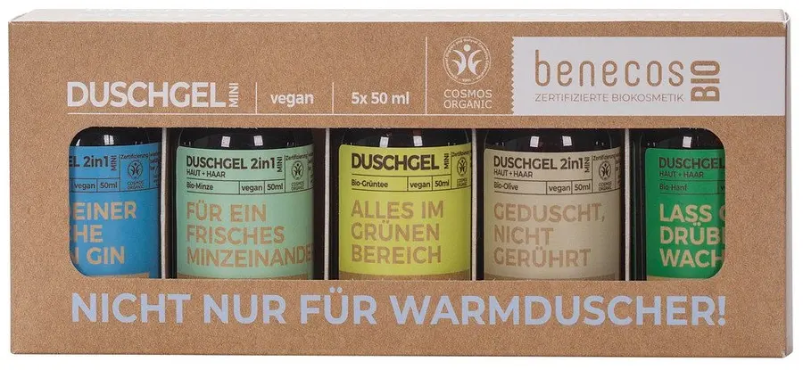 Benecos Mini-Set "Pas seulement pour les douches chaudes" Bio