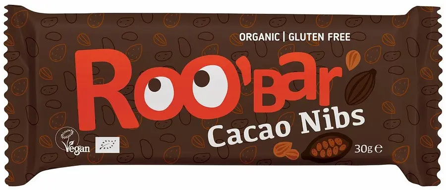 Barre crue Cacao Nibs & Amandes Bio