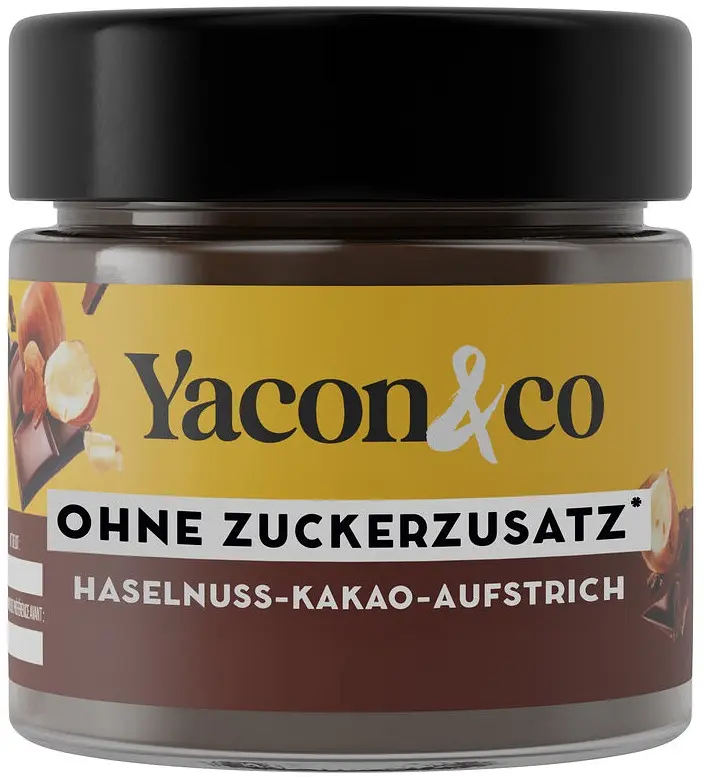 Yacon Haselnuss-Kakao-Aufstrich Bio