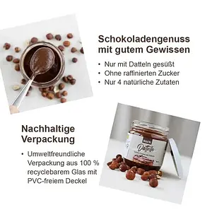 Dattello SchokoCreme Datteln Bio, 400 g