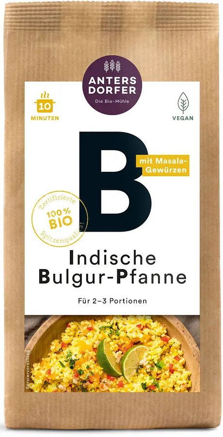 Indische Bulgur-Pfanne Bio