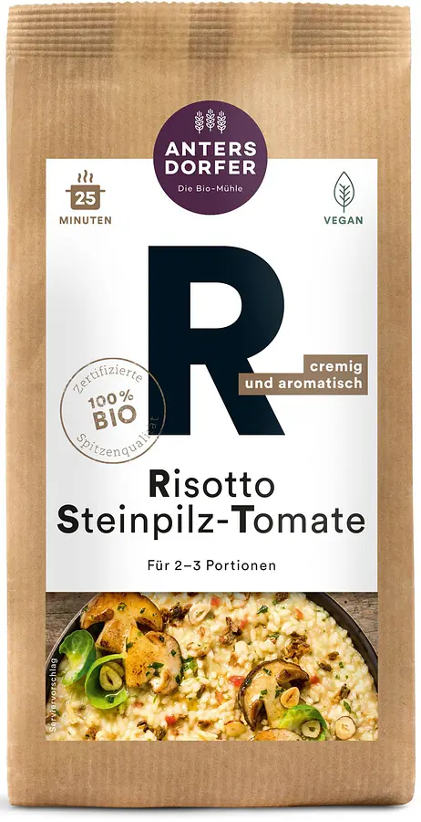 Risotto Steinpilz Tomate Bio