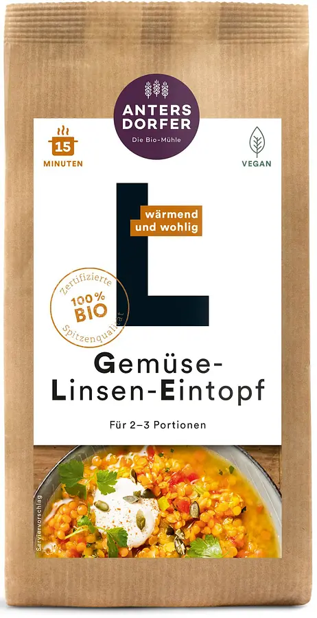 Gemüse Linsen Eintopf Bio