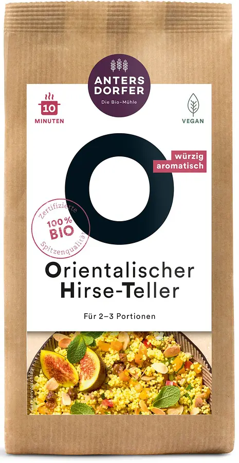 Orientalischer Hirse Teller Bio