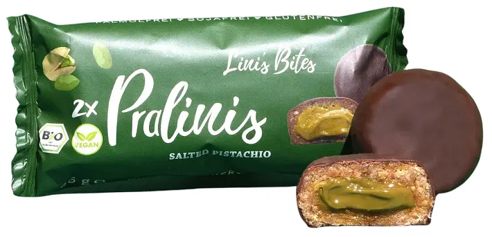 Pralinis Lini's Bites Pistache Salée Bio