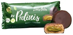 Pralinis Lini's Bites Pistache Salée Bio, 46 g