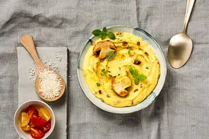 Minutenpolenta mit Steinpilzen Bio, 150 g