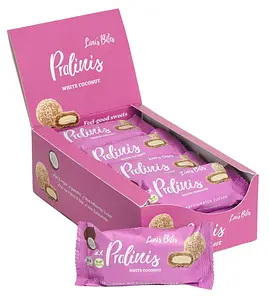 Pralinis Lini's Bites Noix de Coco Blanche Bio, 46 g