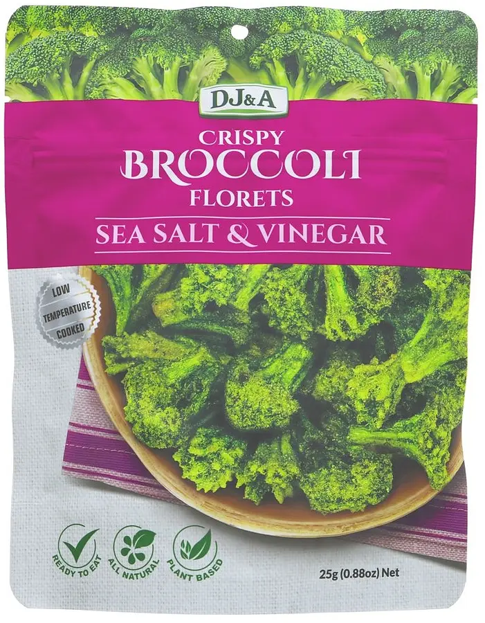 DJ&A Crispy Broccoli Florets Sea Salt & Vinegar