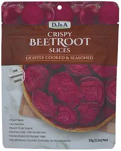 DJ&A Crispy Beetroot Slices, 35 g