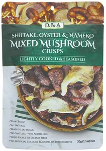 DJ&A Mixed Mushroom Crisps, 30 g
