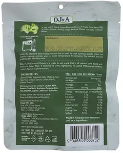 DJ&A Rosettes de brocoli croustillantes, 25 g