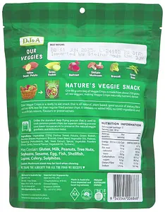 DJ&A Veggie Crisps, 90 g