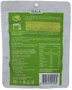 DJ&A Sugar Snap Pea Crisps, 30 g