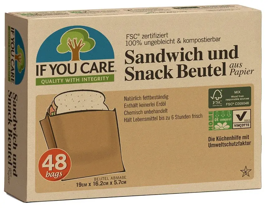 if you care Sandwich Bags, 48 pieces