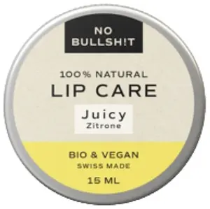 Lippenbalsam Lip Care Juicy No Bullsh!t #plastikfrei, 15 ml