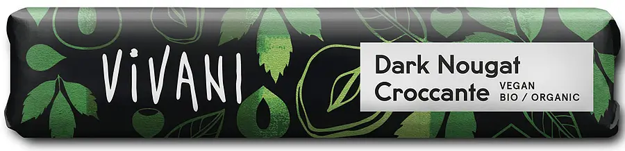 Vivani Dark Nougat Croccante Bio