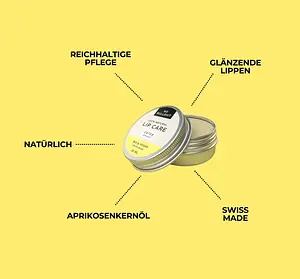 Lippenbalsam Lip Care Juicy No Bullsh!t #plastikfrei, 15 ml