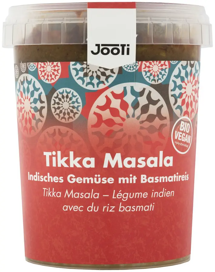 Frisch: Tikka Masala - Indisches Gemüse mit Reis Bio